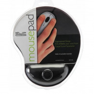 Mouse pad con apoya muñeca gel negro Klip Xtreme KMP-100b