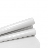 Papel lustre color blanco paquete x 25 unidades