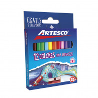 COLORES CORTOS X 12 UNI ARTESCO