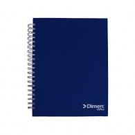CUADERNO D/RING CUADRIC A4 160H T/D AZUL DIMERC