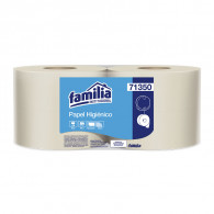 PAPEL HIG. JUMBO NATURAL 1H 400MT X 4 ROLL FAMILIA