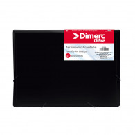 ARCHIVADOR ACORDEON 13 DIVISIONES A4 NEGRO   