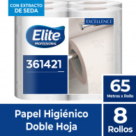 PAPEL HIGIENICO 2H BL 65MT X 8 ROLL ELITE