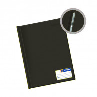 FOLDER DOBLE TAPA, A4 CON GUSANO NEGRO 