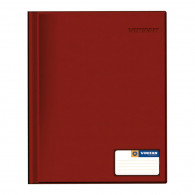 FOLDER DOBLE TAPA, A4 CON GUSANO GUINDA 