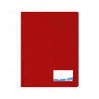 FOLDER DOBLE TAPA OFICIO CON GUSANO ROJO 