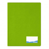 FOLDER D/TAPA A4 C/GUSANO VERDE LIMON ARTESCO