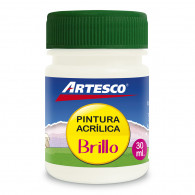 PINTURA ACRILIC BRILLANT 30 ML BLANCO ARTESCO