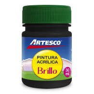 PINTURA ACRILIC BRILLANT 30ML NEGRO 306 ARTESCO