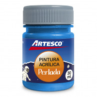 PINTURA ACRILICA METALICA 30ML AZUL 407 ARTESCO