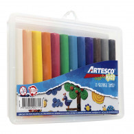 PLASTILINA ESTUCHE PLASTICO JUMBO X12UND ARTESCO