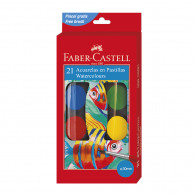 ACUARELAS X21 PASTILLAS FABER CASTELL