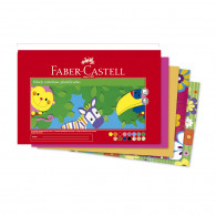 BLOCK CARTUINA  PLASTIFICADA  X 18 HOJAS FABER CASTELL