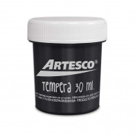 TEMPERA 30 ML NEGRO ARTESCO