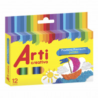 PLASTILINA PREMIUM X12 JUMBO ARTI CREATIVO