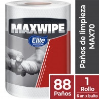 PAÑOS DE LIMPIEZA ROLLO X 88 UNID MAXWIPE