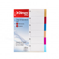 SEPARADOR A4 PP COLORES 6 DIV DIMERC