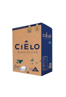 AGUA D/MESA S/GAS CJA 20 LT CIELO
