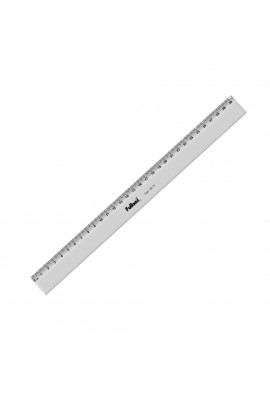 REGLA ACRILICA 30CM TRANSPARENTE HUMO FULTONS