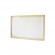 Pizarra blanca 60cm x 90cm marco de madera Dimerc