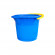 BALDE PLASTICO CON PICO AZUL 17 LT HUDE