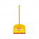RECOGEDOR BASURA PLASTICO AMARILLO HUDE
