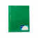 FOLDER TAPA TRANSP A4 CON FASTENER VERDE CLARO 