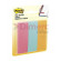 BANDERITAS ADH. PAPEL 1X3 50UN XCOL 5222 POST IT