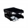 BANDEJA 2 PISOS PLASTICO NEGRO DIMERC