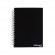 CUADERNO D/RING CUADRIC A4 120H T/D NEGRO DIMERC