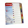 SEPARADOR A4 NUMERICO COLORES 10 DIV PP DIMERC