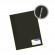 FOLDER DOBLE TAPA, A4 CON GUSANO NEGRO 