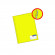 FOLDER DOBLE TAPA, A4 CON GUSANO AMARILLO 