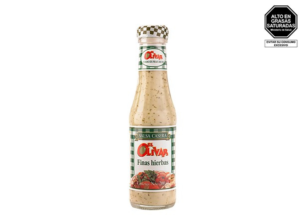 Salsa casera finas hierbas x200ml El Olivar