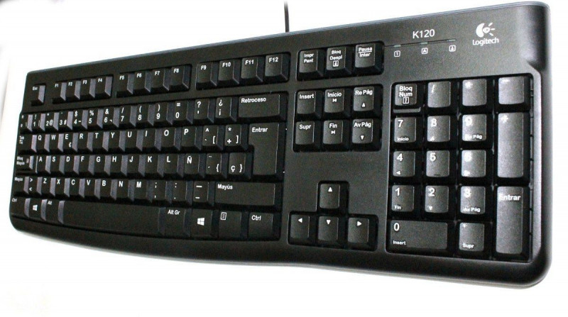 Teclado K120 USB negro Logitech