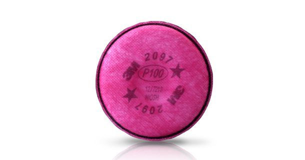Filtro para particulas P100 magenta 2097 PAR 3M