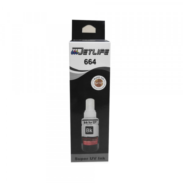 TINTA COMPATIBLE JETLIFE T664 L110/L200/L355 BLACK 70ML