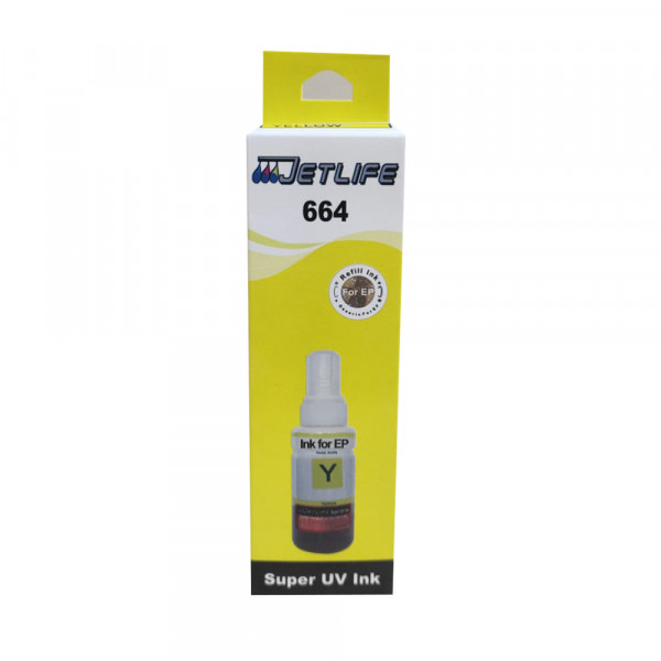TINTA COMPATIBLE JETLIFE T664 L110/L200/L355 YELLOW 70ML