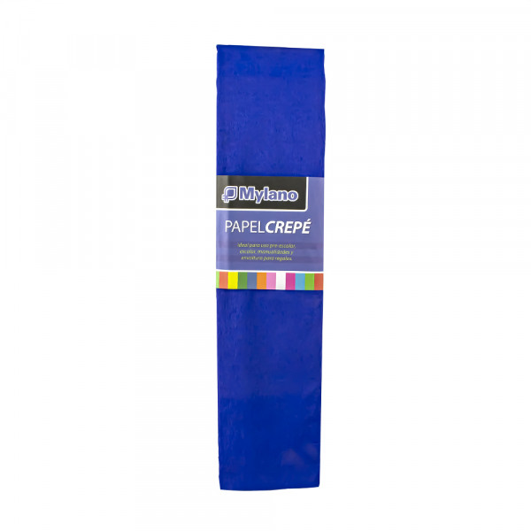 PAPEL CREPE X10PLG AZUL MYLANO