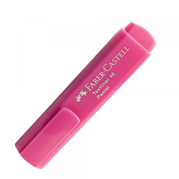 Resaltador rosado pastel textliner 46 fFaber Castell