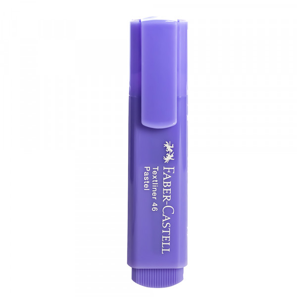 Resaltador morado pastel textliner 46 Faber Castell