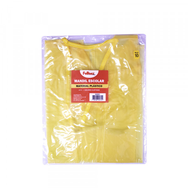 Mandil plastico escolar surtido #10