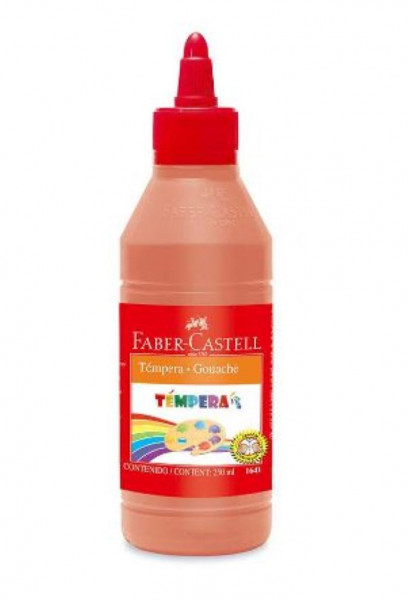 Tempera naranja 250 ml Faber Castell
