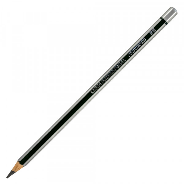 Lapiz 8B sin borrador profesional verde Artesco