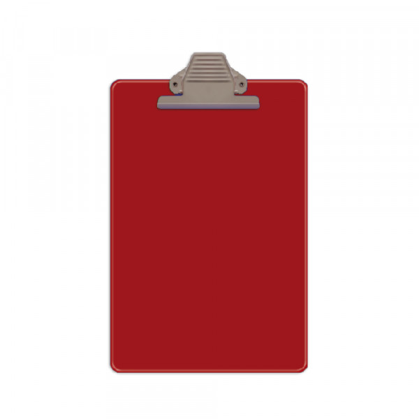 Tablero plástico A4 rojo Artesco
