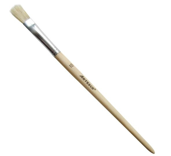 Pincel punta plana N10 Artesco