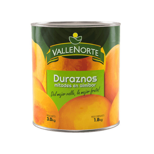 Durazno 820 gr Vallenorte