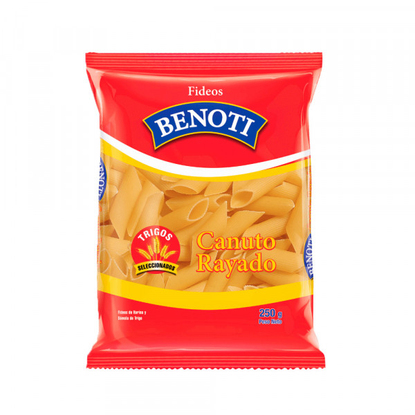 Fideo canuto rayado 250gr Benoti