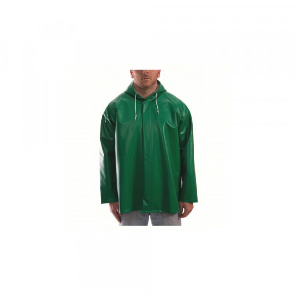 CHAQUETA IMPERMEABLE M PVC VERDE J41108