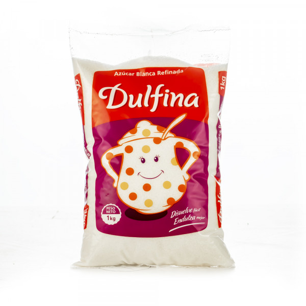 Azúcar blanca refinada 1 kg Dulfina
